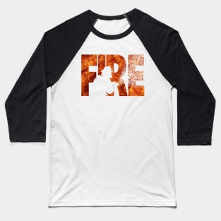 Firefighter Baseball T-Shirt